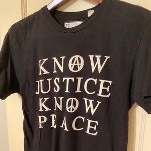 Men's GPPR "Know Justice Know Peace" T-Shirt (M-S)